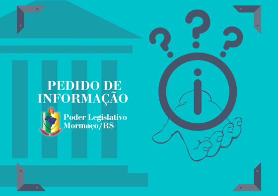 Pedido de Informação n°. 005/2024 – de autoria do vereador Edson Schroeder da Bancada do PL